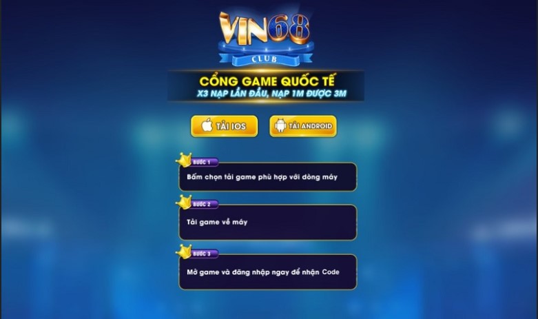 Link tải game bài đổi thưởng 68Vin